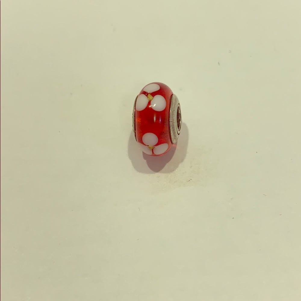 AUTHENTIC!!!! Pandora red glass bead